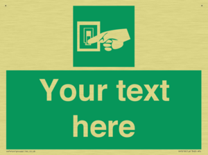 Custom Light Switch Sign